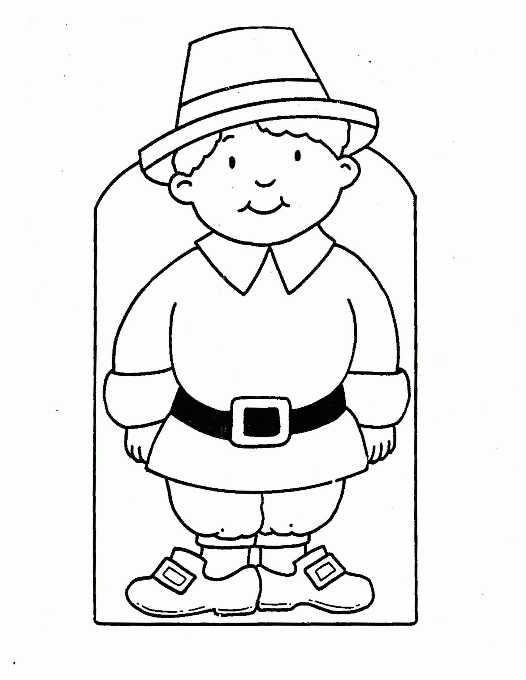 31 Pilgrim Coloring Pages for Kids Printable 32