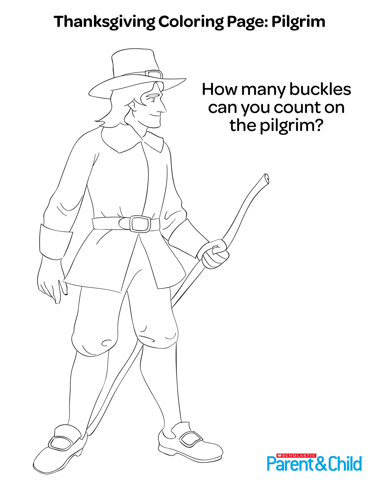 31 Pilgrim Coloring Pages for Kids Printable 33