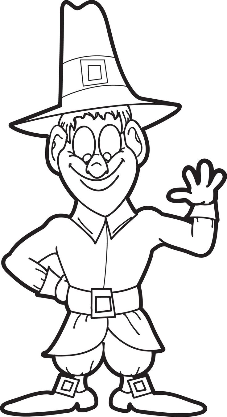 31 Pilgrim Coloring Pages for Kids Printable 35