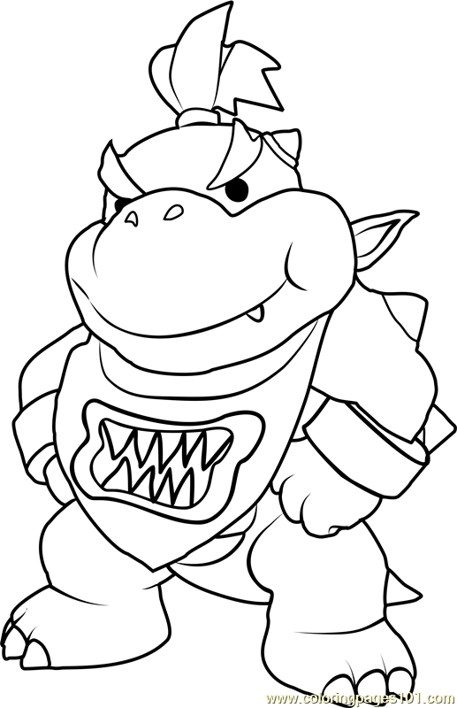 32 Cool Bowser Coloring Pages Printable 2