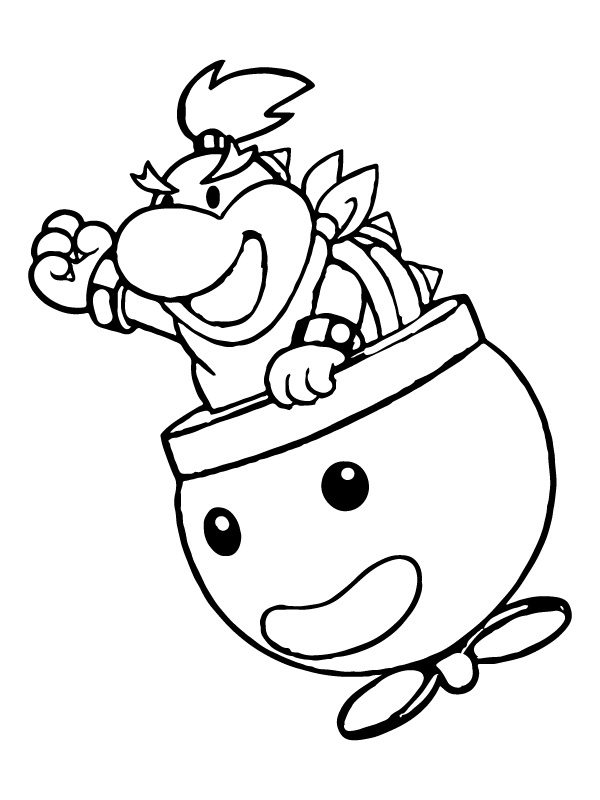 32 Cool Bowser Coloring Pages Printable 23