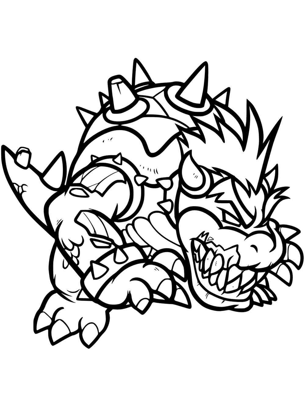 32 Cool Bowser Coloring Pages Printable 28