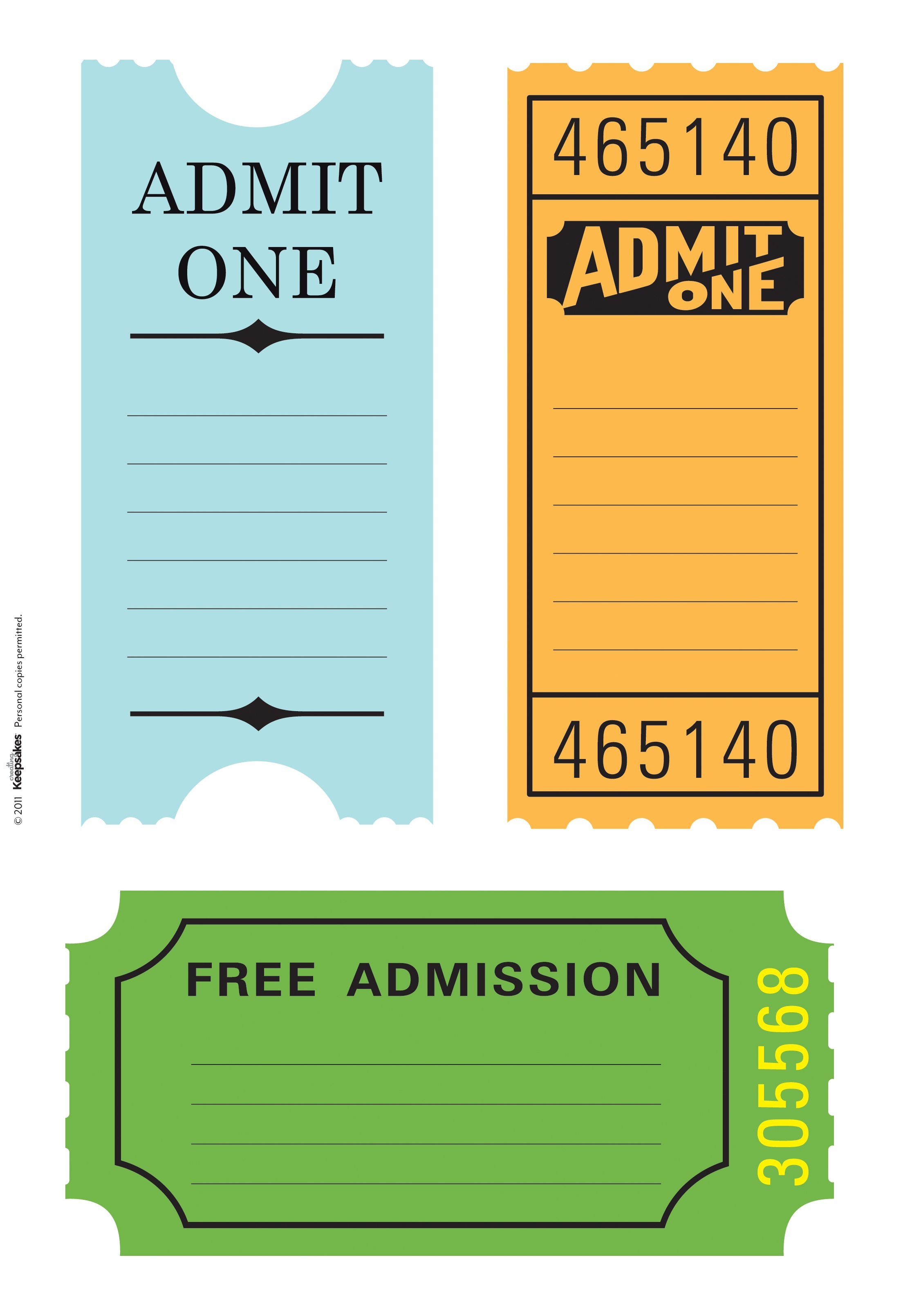 32 Creative Admission Tickets Coloring Page Printable 2