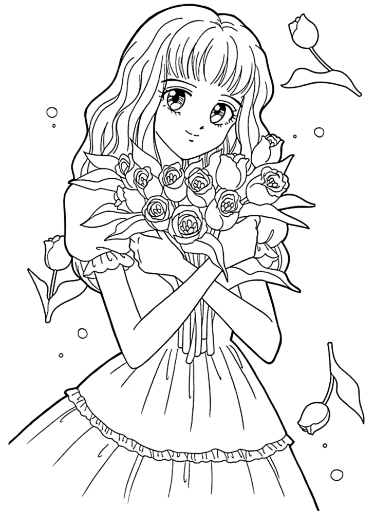 32 Creative Baddie Anime Coloring Pages Printable 23