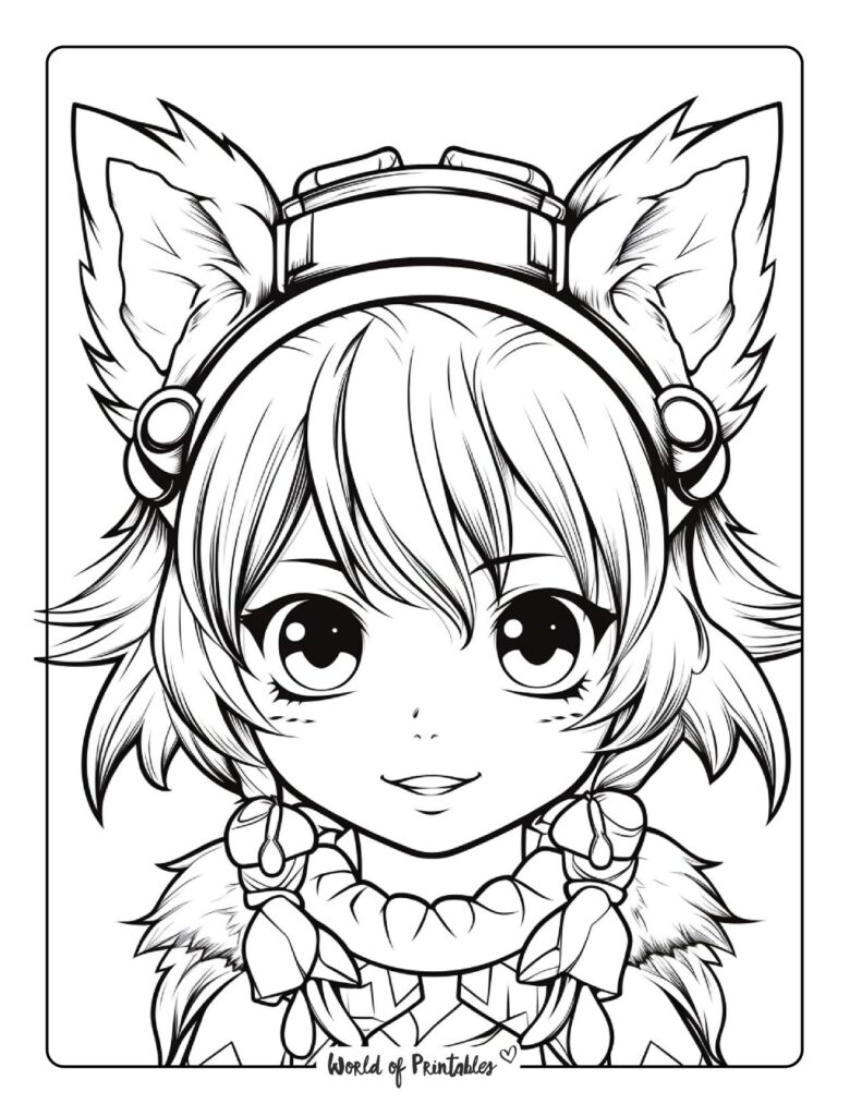 32 Creative Baddie Anime Coloring Pages Printable 29