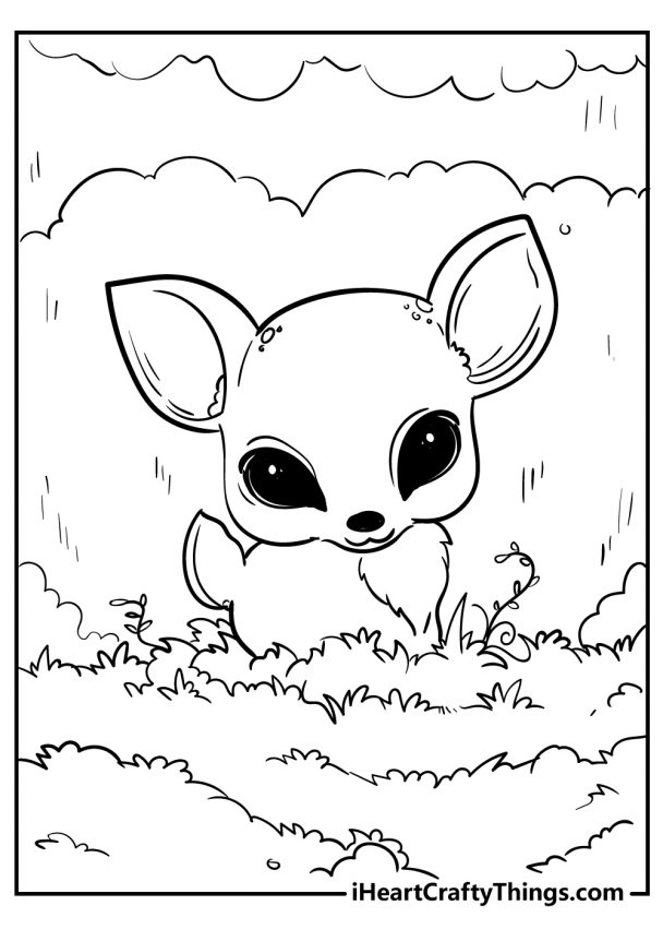 32 Cute Zoo Animal Coloring Pages Printable 17