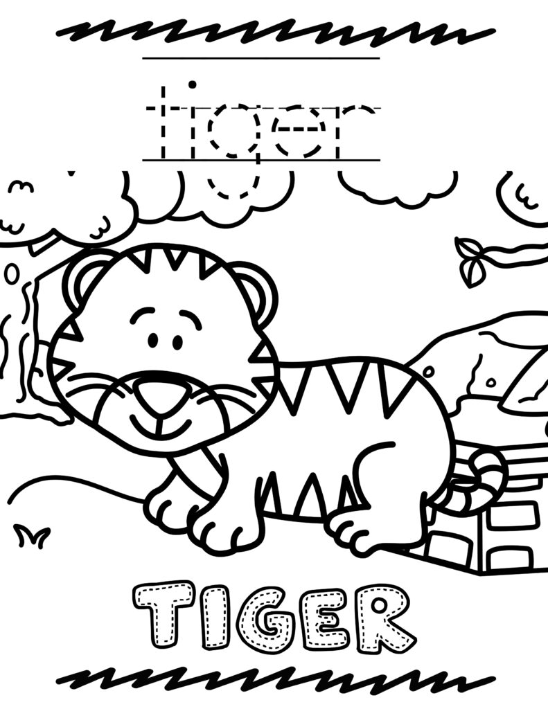 32 Cute Zoo Animal Coloring Pages Printable 19