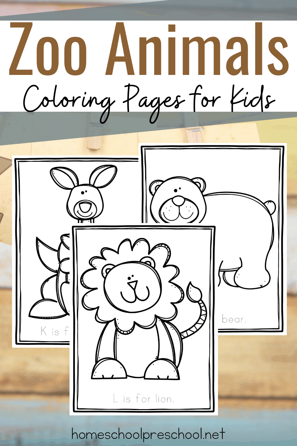 32 Cute Zoo Animal Coloring Pages Printable 26