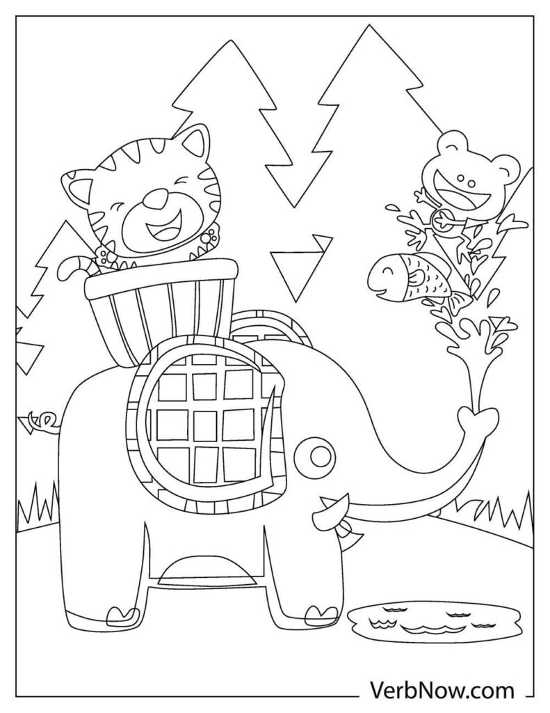 32 Cute Zoo Animal Coloring Pages Printable 33