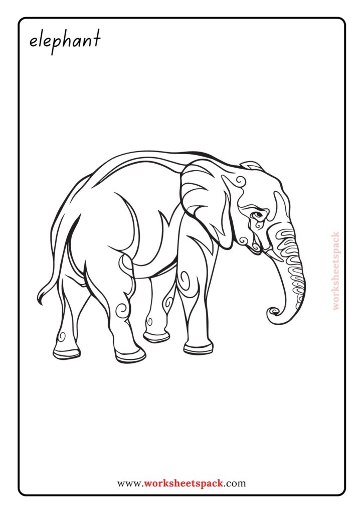 32 Cute Zoo Animal Coloring Pages Printable 34