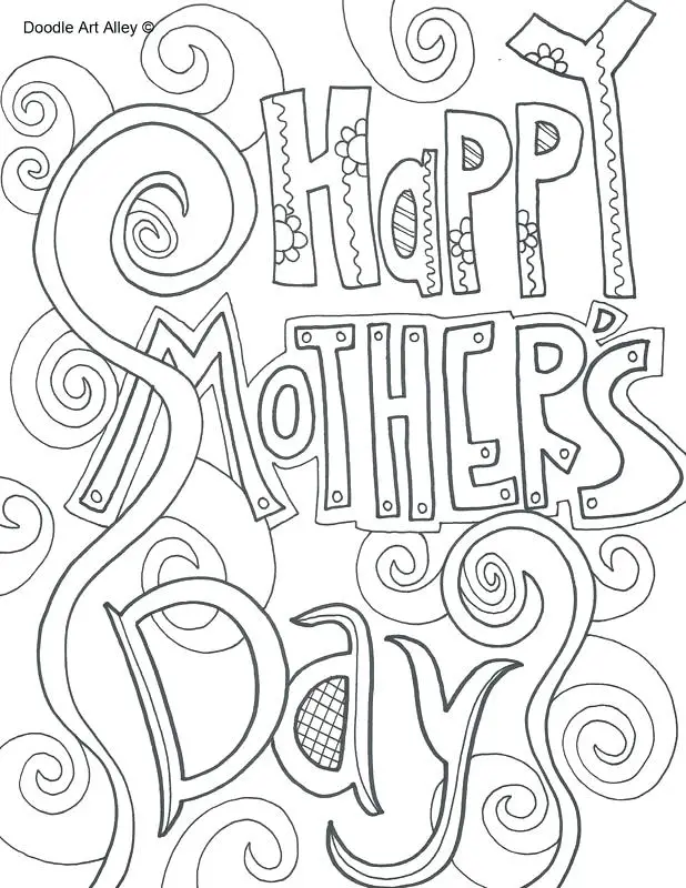 32 Disney Mother's Day Coloring Pages Printable 16