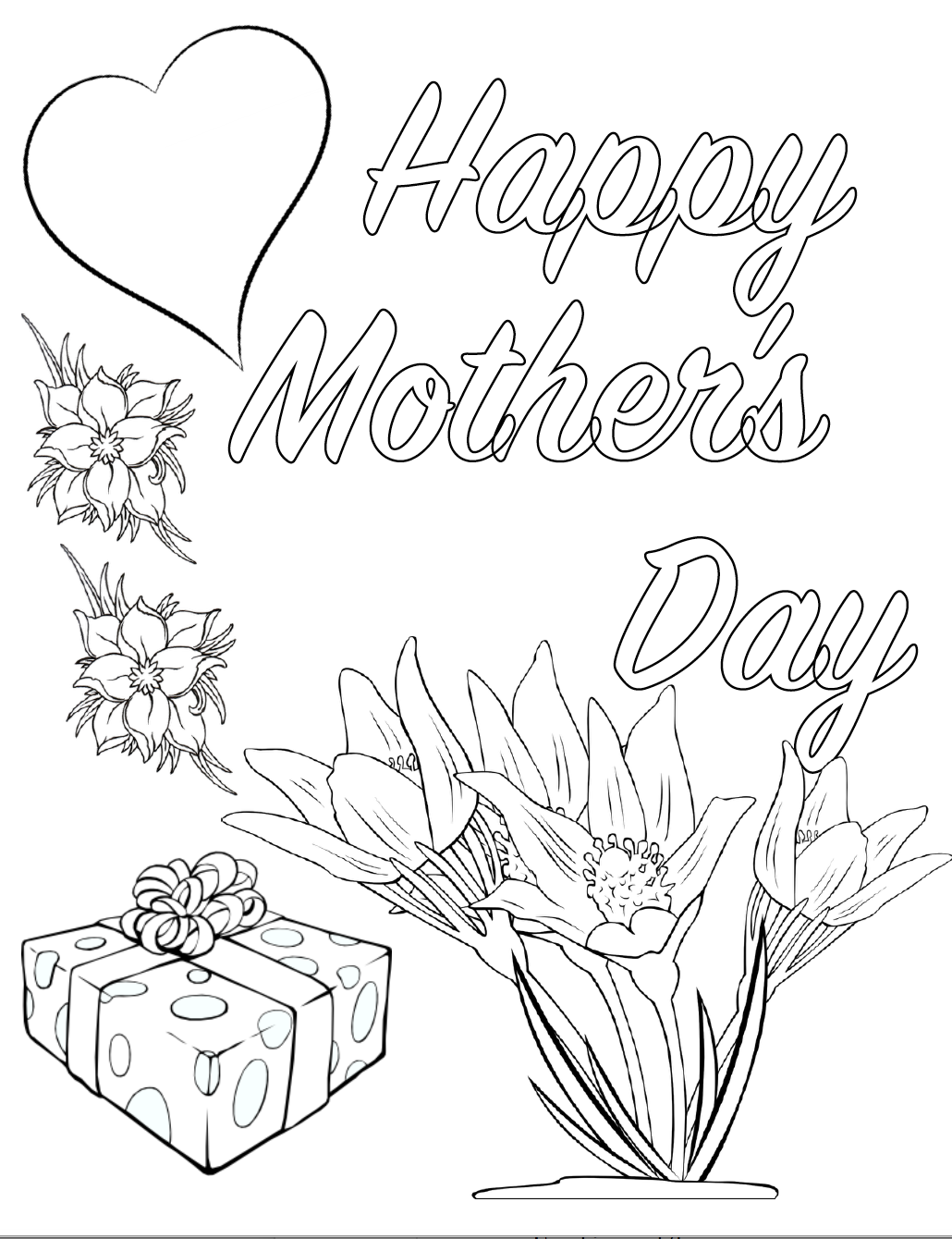 32 Disney Mother's Day Coloring Pages Printable 2