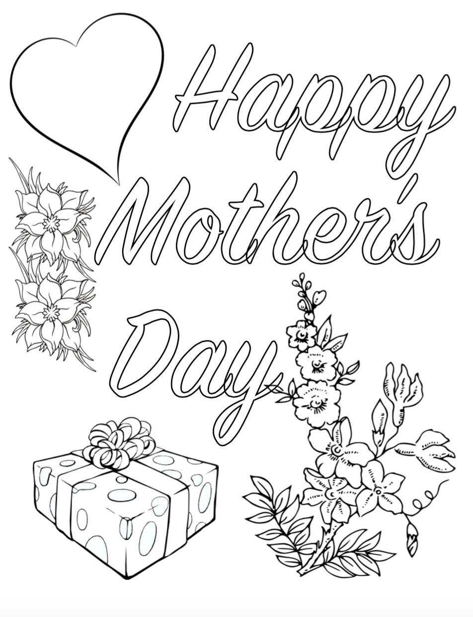 32 Disney Mother's Day Coloring Pages Printable 4