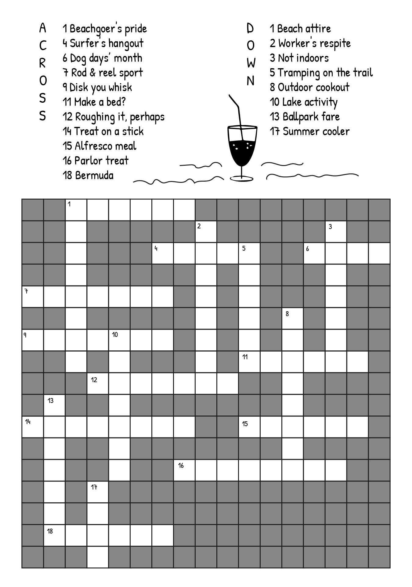 32 Joyful Crossword Puzzles Printable 10