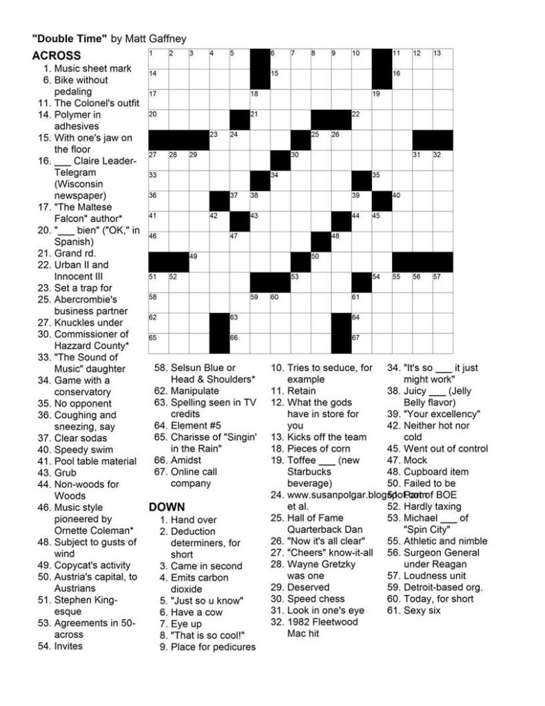 32 Joyful Crossword Puzzles Printable 18