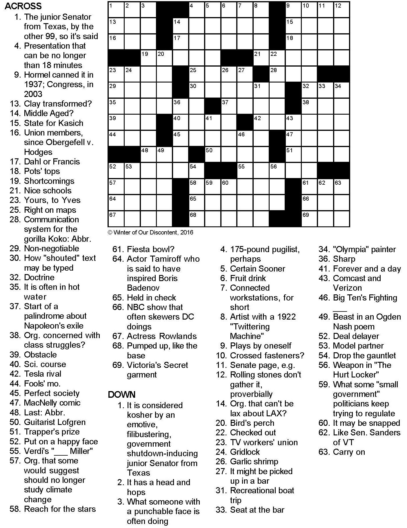 32 Joyful Crossword Puzzles Printable 22