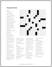 32 Joyful Crossword Puzzles Printable 26