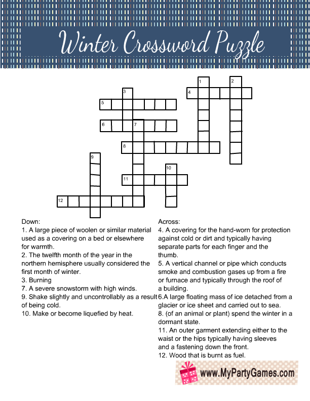 32 Joyful Crossword Puzzles Printable 29