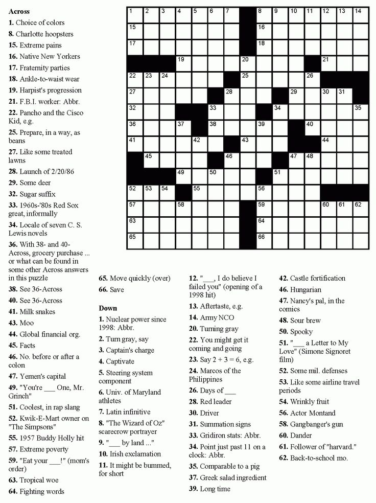 32 Joyful Crossword Puzzles Printable 33