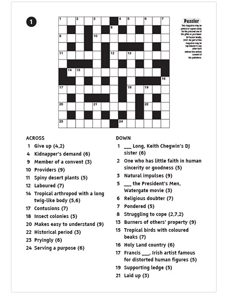 32 Joyful Crossword Puzzles Printable 35