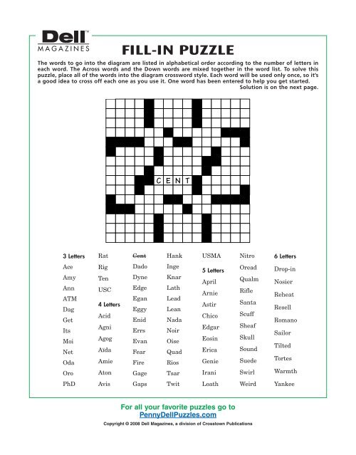 32 Joyful Crossword Puzzles Printable 4