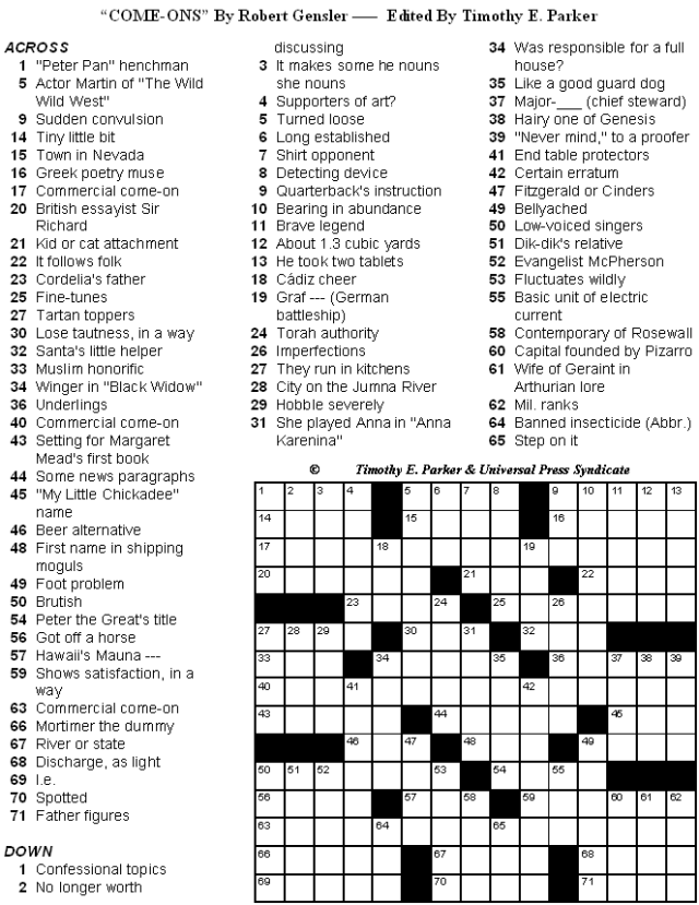 32 Joyful Crossword Puzzles Printable 6