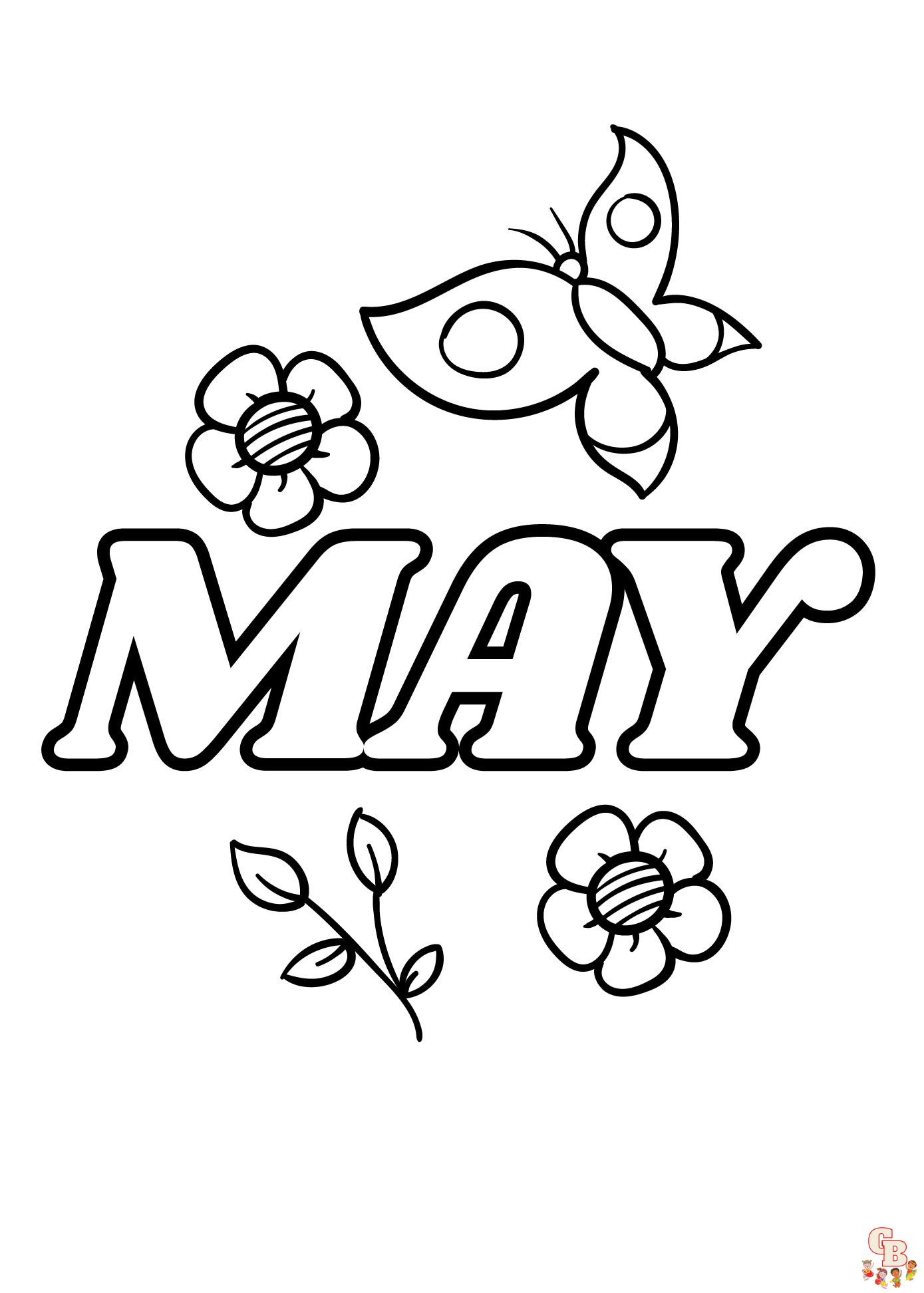 32 May Coloring Pages Printable 1