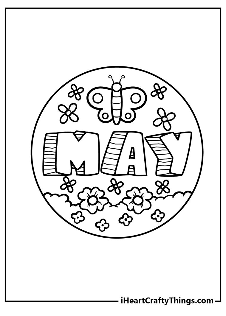 32 May Coloring Pages Printable 3