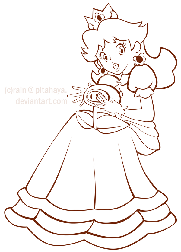 32 Princess Daisy Coloring Pages Printable 11