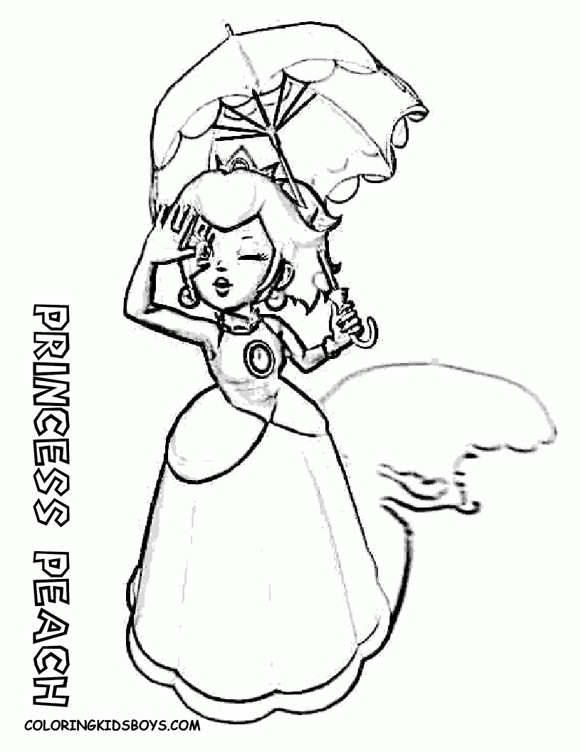 32 Princess Daisy Coloring Pages Printable 15