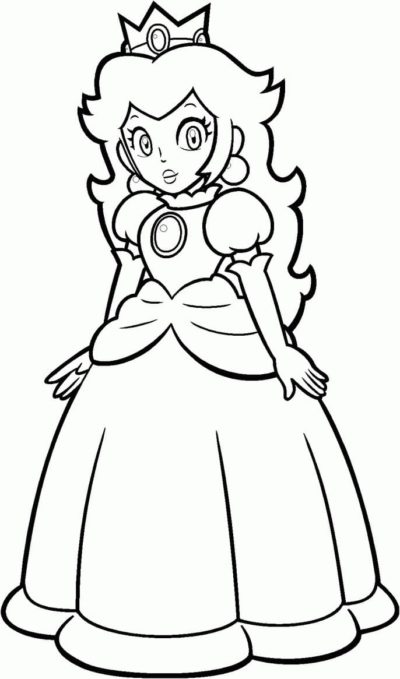 32 Princess Daisy Coloring Pages Printable 31