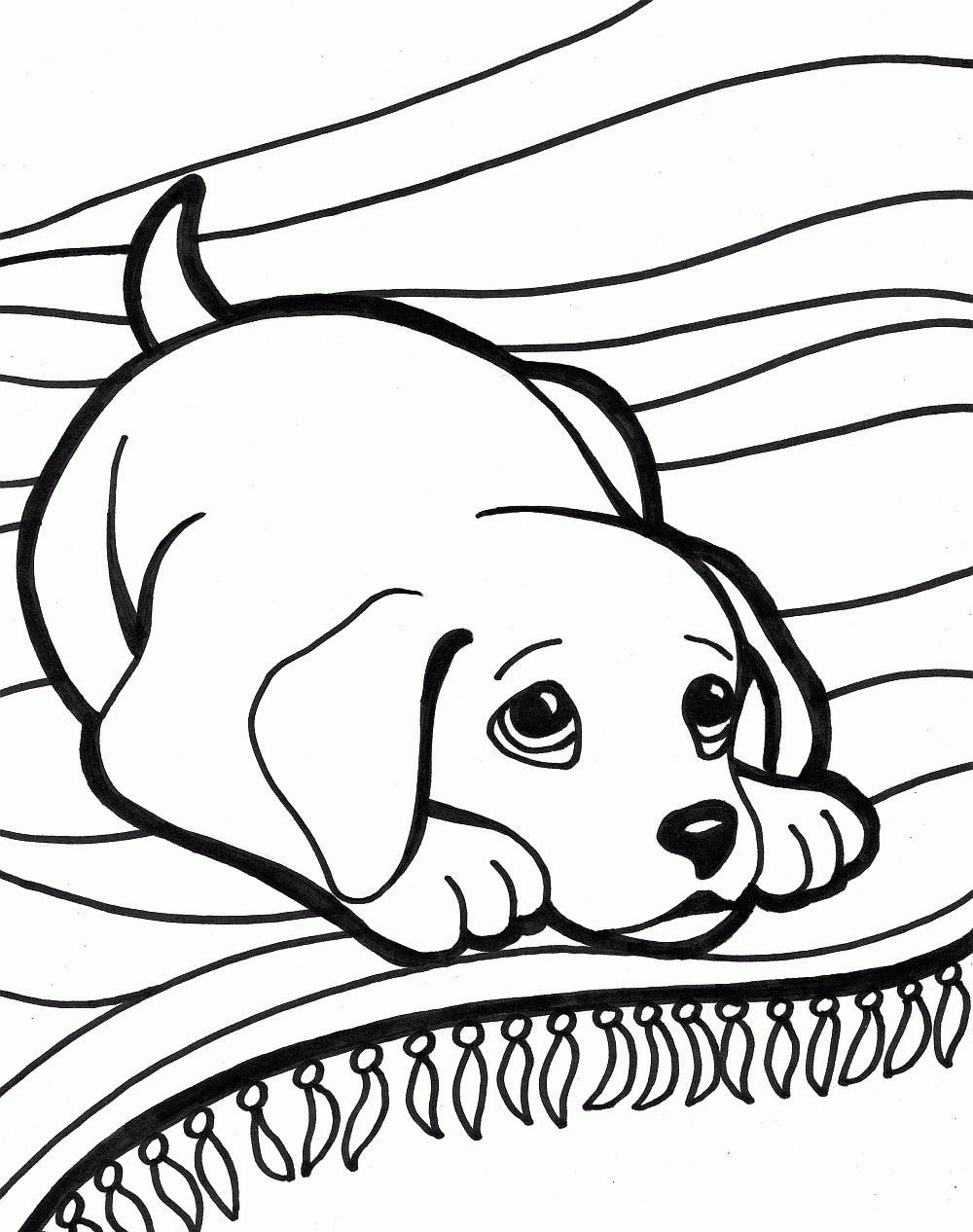 33 Adorable Dog Coloring Pages for Adults Printable 30