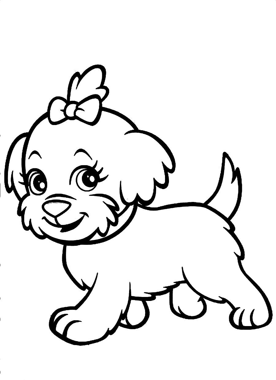 33 Adorable Dog Coloring Pages for Adults Printable 34