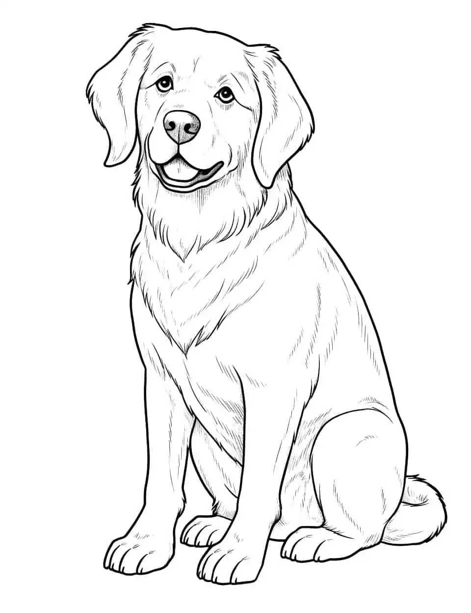 33 Adorable Dog Coloring Pages for Adults Printable 5