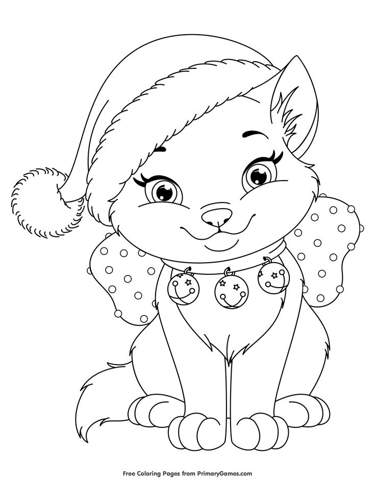 33 Adorable Little Kittens Coloring Pages Printable 14