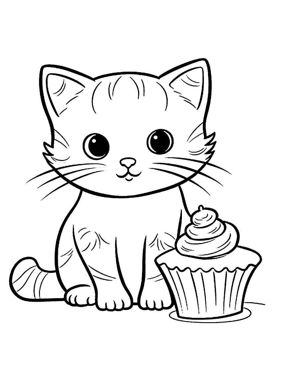 33 Adorable Little Kittens Coloring Pages Printable 20