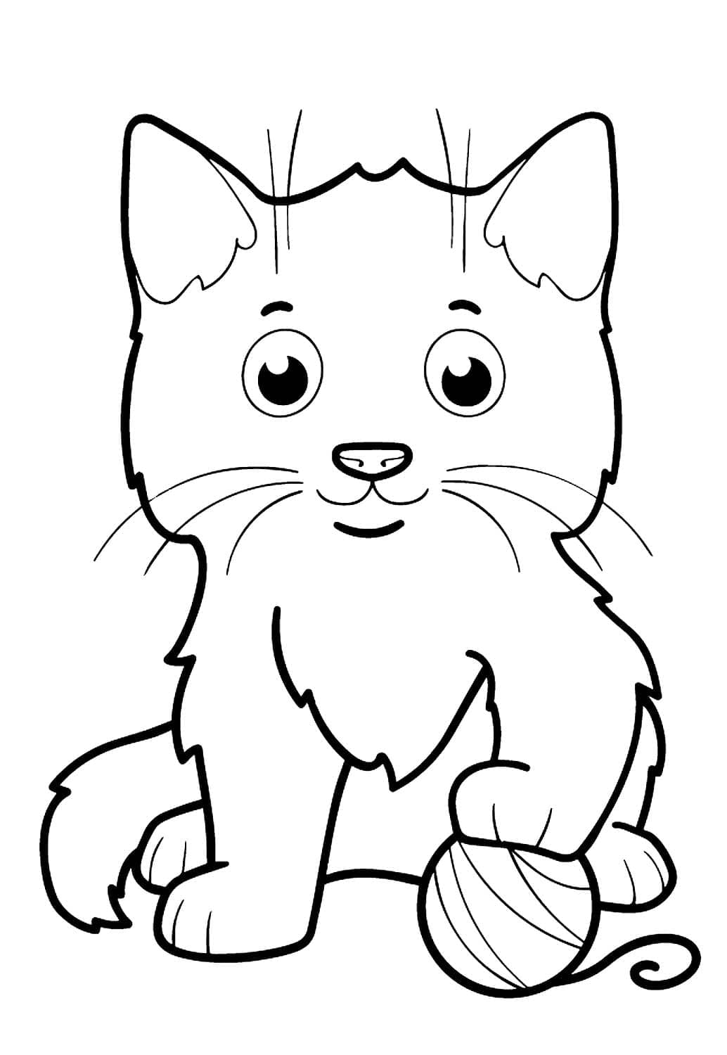 33 Adorable Little Kittens Coloring Pages Printable 22