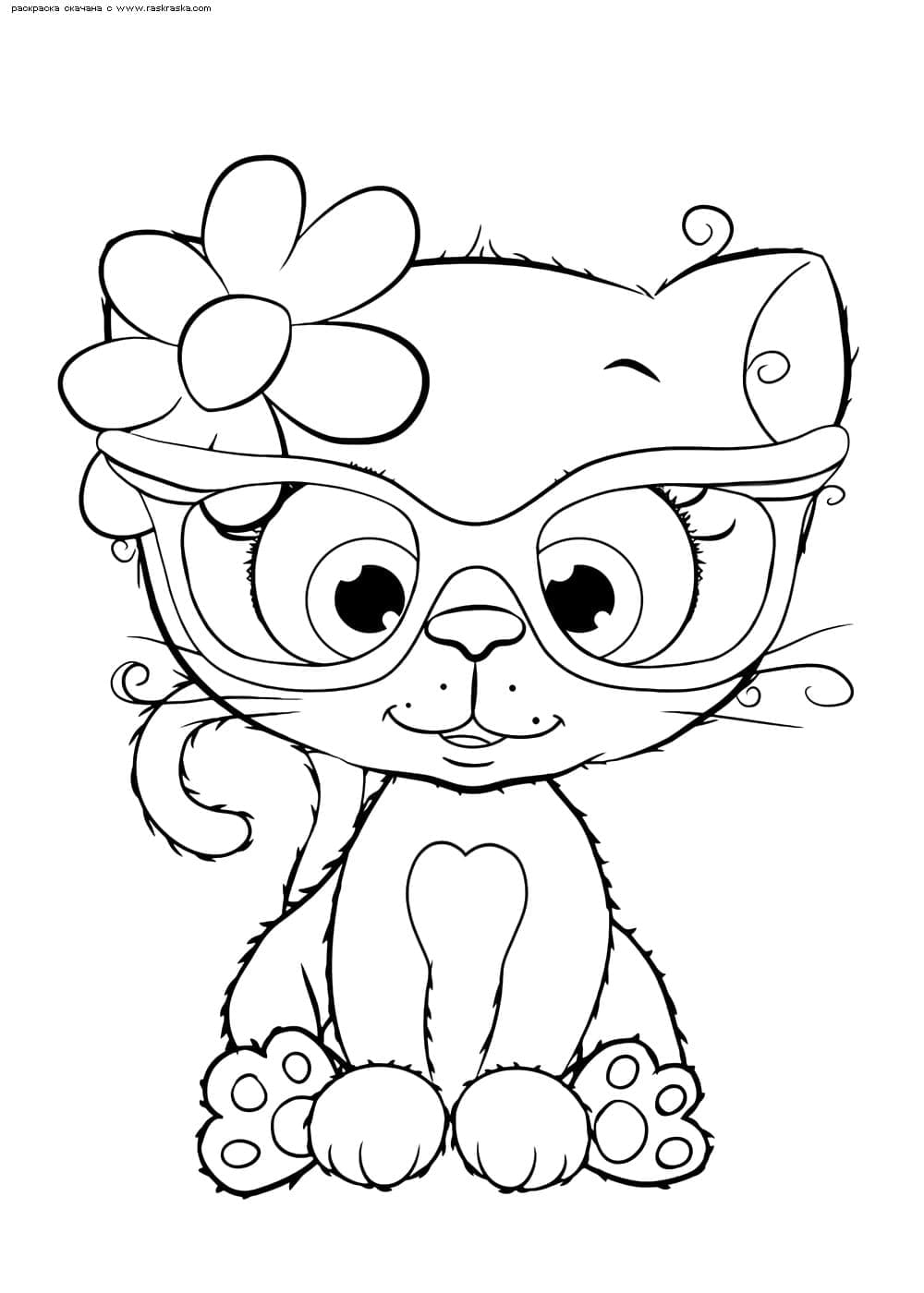 33 Adorable Little Kittens Coloring Pages Printable 9