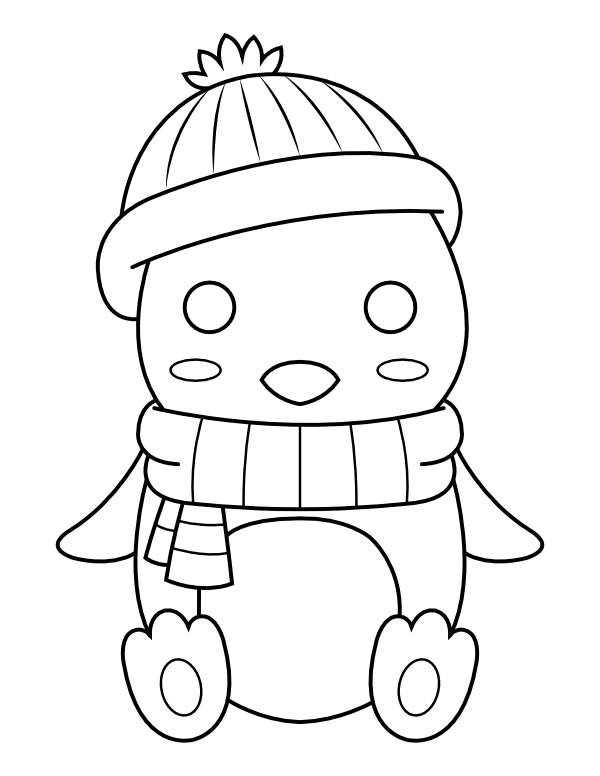 33 Adorable Penguin Coloring Pages Printable 24