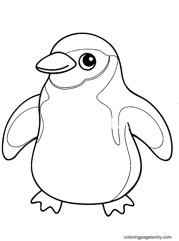 33 Adorable Penguin Coloring Pages Printable 3