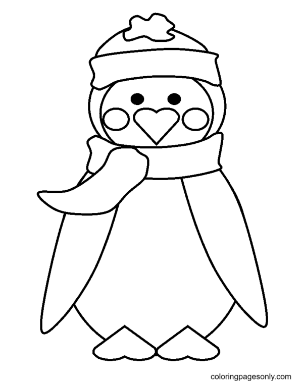 33 Adorable Penguin Coloring Pages Printable 4