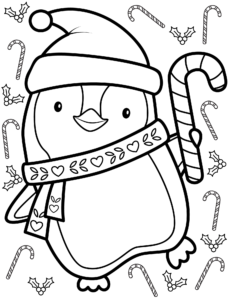 33 Adorable Penguin Coloring Pages Printable 5