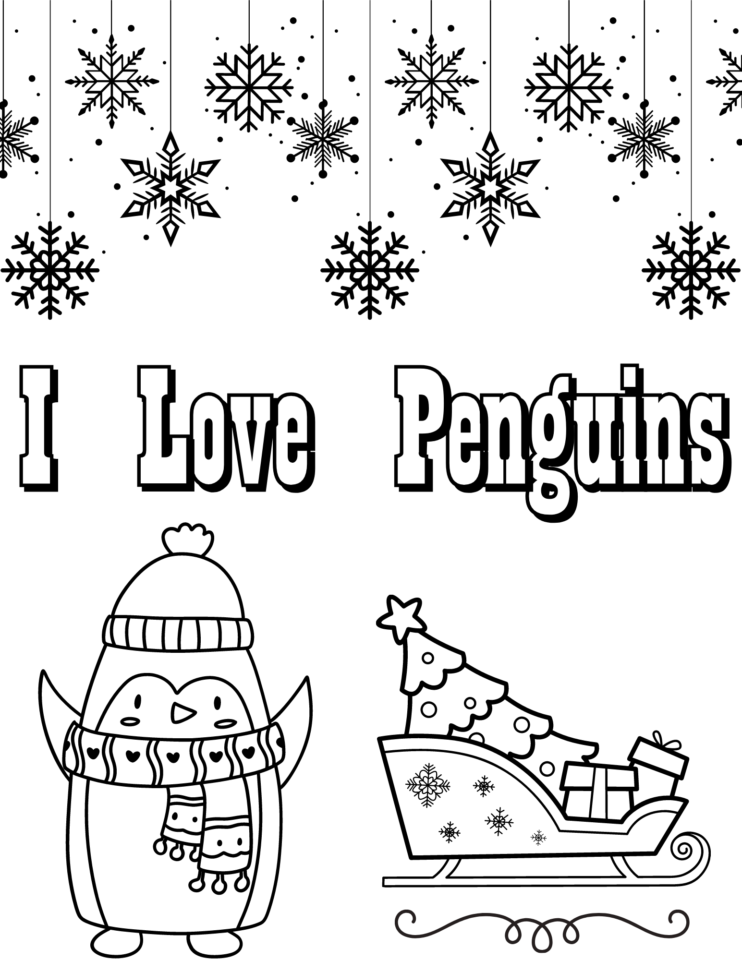 33 Adorable Penguin Coloring Pages Printable 6