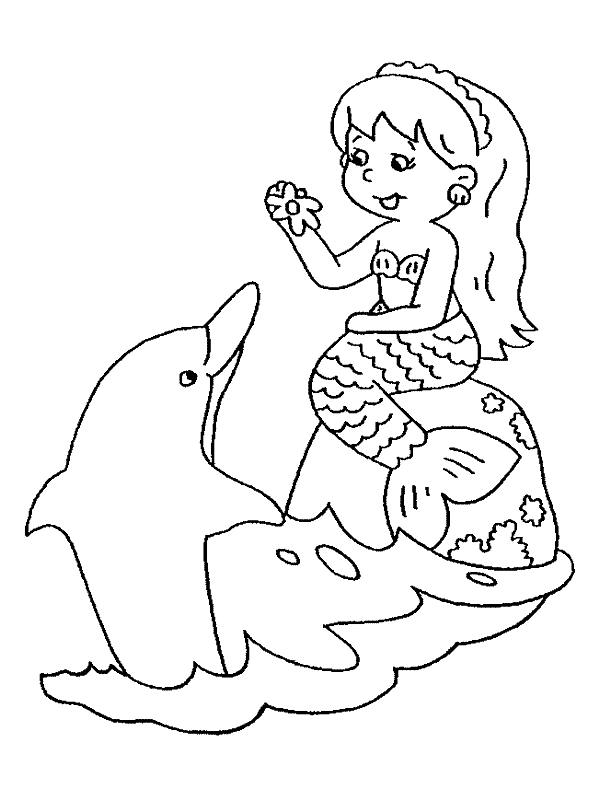 33 Beautiful Mermaid Coloring Pages Printable 23