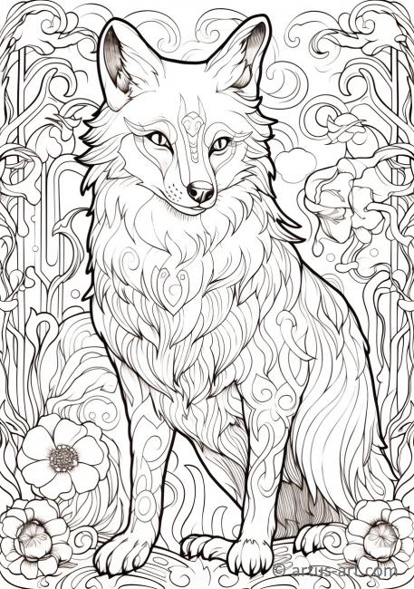 33 Cute Coyote Coloring Pages for Kids Printable 17