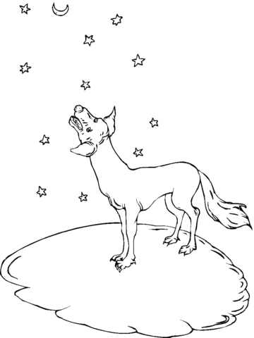 33 Cute Coyote Coloring Pages for Kids Printable 19