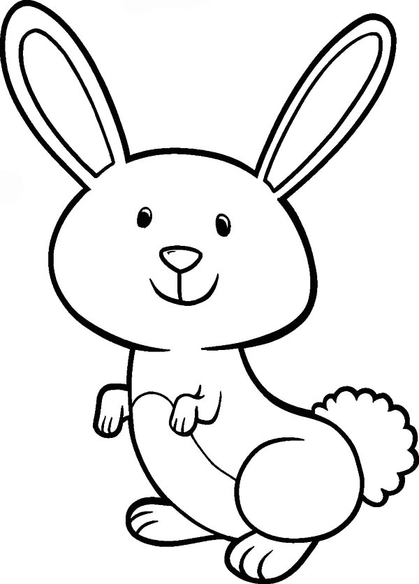 33 Cute Rabbit Coloring Pages Printable 19