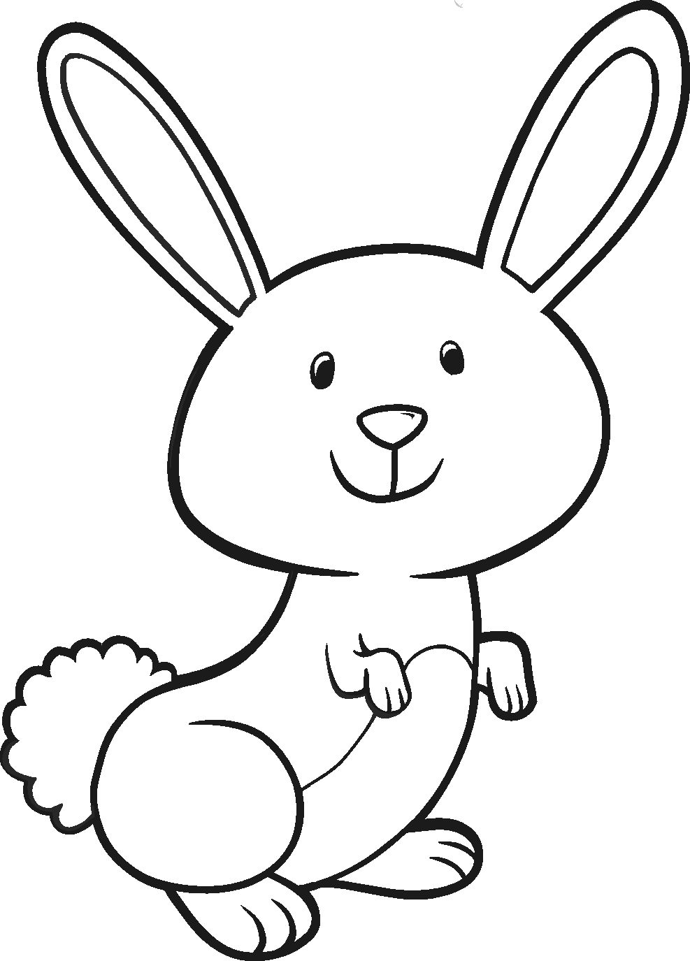 33 Cute Rabbit Coloring Pages Printable 29