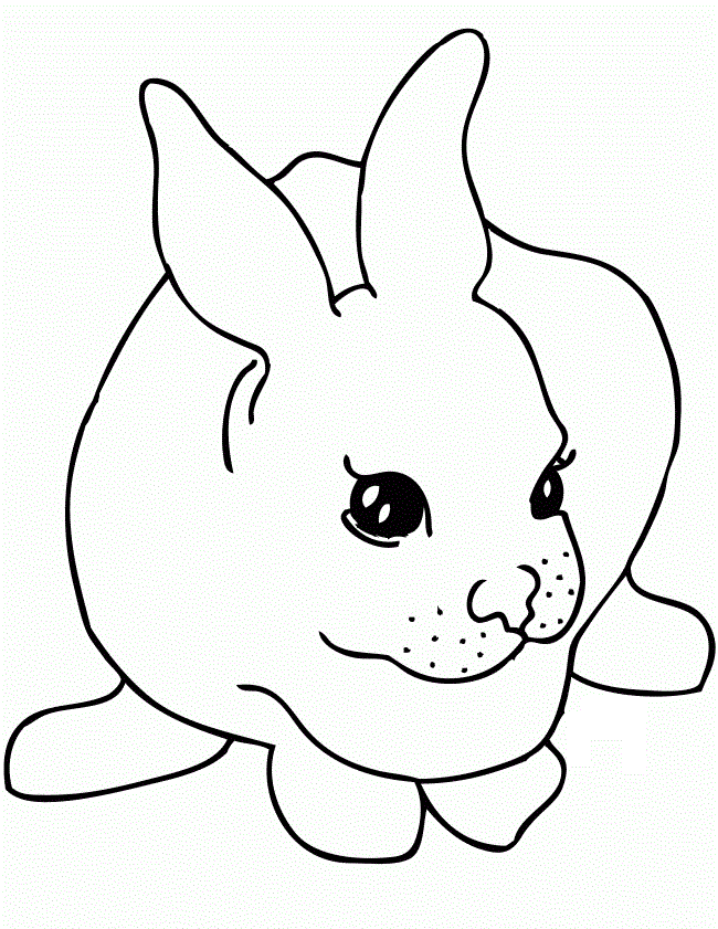 33 Cute Rabbit Coloring Pages Printable 30