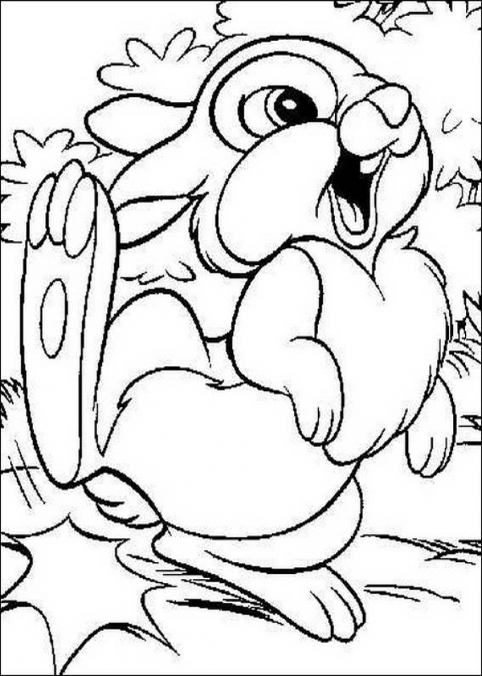 33 Cute Rabbit Coloring Pages Printable 5